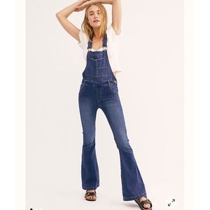Free people flare overalls 29